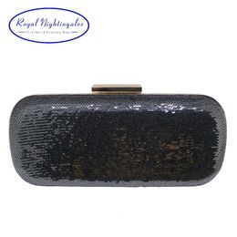 Evening Bags Royal Nightingales est Grey Sequin Party Night Box Clutches and 230817