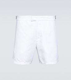 Mens Shorts Summer Italian Design Casual Short Pants Loro Piana White Schooner shorts Beach Wear