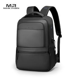 School Bags MARK RYDEN Multi Layers Mens Backpack Fits 156inch Laptop Water Repellent Backpacks for Students 230817