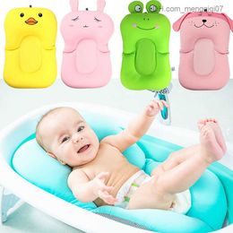 Bathing Tubs Seats Baby shower portable air cushion bed cute baby shower mat anti slip bathtub mat newborn safety bathtub seat support Z230817