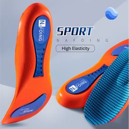 Shoe Parts Accessories Orthopaedic Sports Elasticity Insoles For Shoes Sole Unisex Technology Shock Absorption Breathable Running 230817