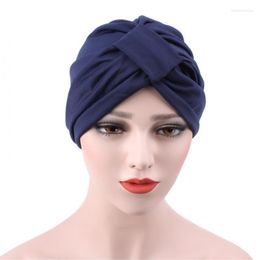 Berets European And American Foreign Trade India Monochrome Tam-O'-Shanter Muslim Hooded Cap Earmuffs Hat Yoga Sleeve Men Women