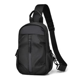 New men's chest bag Korean version chaoku backpack business leisure multifunctional business travel Single Shoulder Messenger Bag 230220