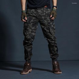 Men's Pants Cargo Casual Fashion Streetwear Joggers Camouflage Military Style Trousers Men Long Plus Size