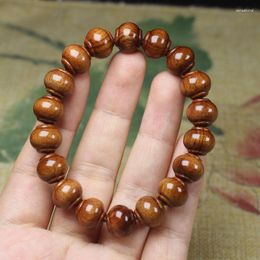 Strand Indonesia Big Leaf Pear Lantern Beads Buddha Bracelets For Men And Women Literary Ornaments Fashion Wood