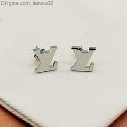 Stud Fashion Classic Stainless Steel Gold Plated Stud Earrings Women's Earrings Jewellery Gifts for Friends Memorial Day Engagement Lovers Do Not Fade Z230817