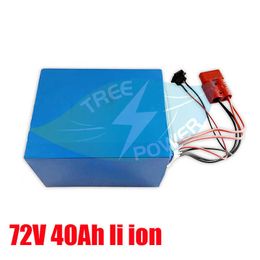 72V 40AH Lithium ion Battery Pack for ebike Electric Bicycles Scooters electric vehicles+ 5A charger