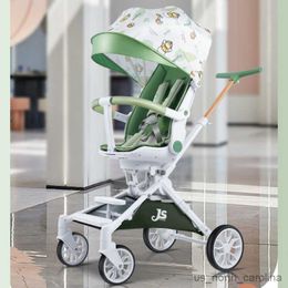 Strollers# Baby Stroller To 3 Years Can Sit or Lie Down Lightweight Baby Stroller Four Wheels Cart Folding Children's Cart Baby Pram R230817