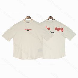 Tees Tshirt Summer fashion Mens Womens Designers T Shirts Long Sleeve Tops Palms Letter Cotton Tshirts Clothing Polos Short Sleeve 19RG37
