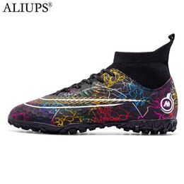 Aliups 36-44 Professional Children Football Shoes Soccer Man Futsal Shoe Sports Sneakers Kids Boys Cleats 230814