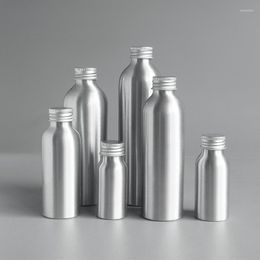 Storage Bottles 30pcs 30ml 50ml 100ml 150ml Empty Aluminium With Cap For Cosmetic Packaging Silver Metal Oil Container