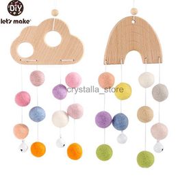 Let's make Baby Toy 0-12 Months Music Crib Hanging Pendant Stroller Toy Kid Sensory Educational Toy Newborn Baby Rattle Bed Bell HKD230817