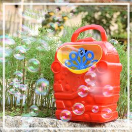 Novelty Games Bubble Machine Outdoor Toy Funny Durable Automatic Colourful Blower Maker Toys Kids Baby Music Electric 230816