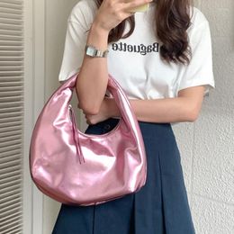 Evening Bags Retro Patent Leather Crossbody For Women Solid Colour Shoulder Bag Female Handbags And Purses 2023 Trends Autumn