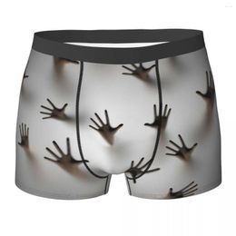 Underpants Funny Boxer Lost Souls Shorts Panties Men's Underwear Hand Shadow Silhouette Scary Breathable For Male