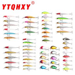 Baits Lures 56 Piece Hybrid Combination Set Mino Bait Simulation False Bait Hard Bait Cocked Perch Fishing Gear Product fishing lures 230816