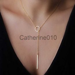 Collane a ciondolo collana casual chocker casual personalità infinito croce oro color girocollo di girocollo di girocollo su gioielleria da donna j230817