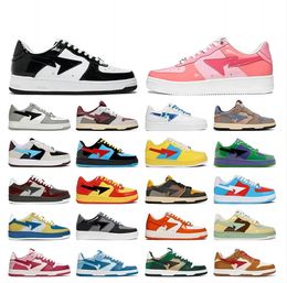 Women Mens a Bathing Ape Sk8 Low Shoes Size Sneakers 13 Designer White Chaussures Casual Schuhe Eur Running Trainers Us 12 Green