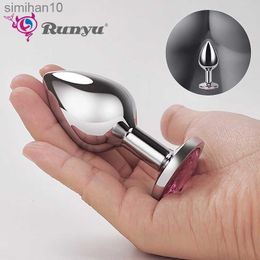 Anal Toys Steel Annal Plug Men Women Adult Sex Toys Stainless Metal Butt Couple Intimate Masturbator Dildo Ass Tool for Relaxation HKD230816