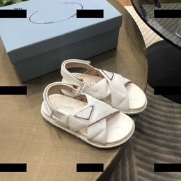 kids shoes Summer products designer Kids Sandals Geometric logo decoration Slippers Box Packaging Children's Size 26-35