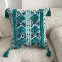 Pillow Bohemian Style Geometry Cotton Case Cover For Living Room Bedroom Sofa Throw Covers 45x45cm Decor Home