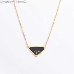 Pendant Necklaces Luxury Designer gold silver pendants necklace female Pendant Necklaces 18K Gold Plated Sweater Necklace for Women Wedding Party Jewellery Z230819
