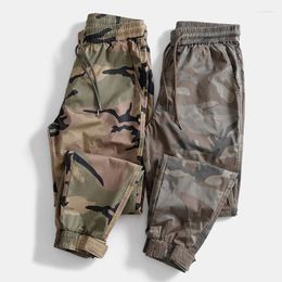 Men's Pants Lightweight Vintage Camouflage Work For Men - Loose-Fit Elastic Waistband Casual Trousers