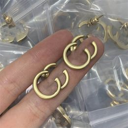 Luxury Stud Earring Double Letter G Logo Earing Women Hoop Designer Jewellery GGity Crystal Pearl Earrings Woman 5655