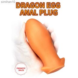 Anal Toys Large Dragon Lliquid Silicone Anal Plug Vestibule Tail Masturbator Soft Comfortable Anal and Vaginal Adults Sex Products HKD230816