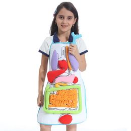 Science Discovery Anatomy Apron Human Body Organs Educational Insights Toys Preschool Home Teaching Aids For Children Kids 230816