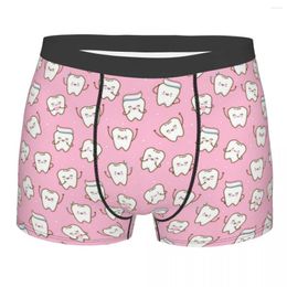 Underpants Funny Boxer Shorts Panties Briefs Man Dentist Teeth Cute Pattern Underwear Soft For Male
