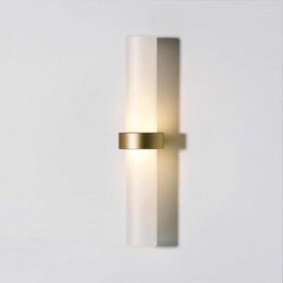 Wall Lamp Nordic Luxury Creative Glass Tube Living Room Art Bedside Bedroom Designer Model