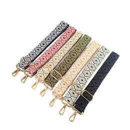 Bag Parts Accessories Womens Embroidery Replacement Handbag Messenger Shoulder Wide Strap Adjustable 38CM Width 230817