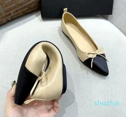 shoes loafers cat heels low heels wedding spring summer fashion shopping comfortable round head inverted triangle leather shoes