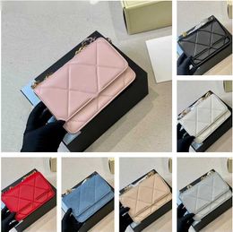 Luxury CC Shoulder Bags luxury fashion designer bags women shoulder Crossbody bag CC WOC top disc 19 big quilted leather wallet black suede handbags messeng