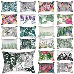 Pillow Case Feather Mandala Floral Pattern Simple Fashion Rectangle case Sofa Cushion Cover Comfortable Home Decor HKD230817