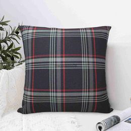 Pillow Case GTi Tartan (5) Square case Cushion Cover Decorative Case Polyester Throw cover For Home Sofa Living Room HKD230817