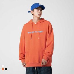 Men's Hoodies Fashion Younth Hooded Sweatshirts Couples Men Casual Loose Baggy Streetwear Oversize Pullovers Jacket Clothing