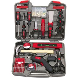 Tool Case Apollo Tools DT8422 144 Piece Household Kit Toolbox with Box Set 13 27 X 15 71 3 54 Inches 230816