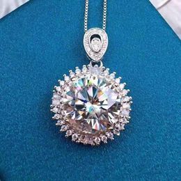 Pendant Necklaces Karloch Silver Color Necklace Women's Sunflower 10 Fire Super Great Birthday Gift