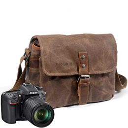 Camera bag accessories Waterproof Camera Bag Photography Packages Dslr Shoulder Sling Case for Nikon Canon Canvas Mini Single Messenger Me HKD230817