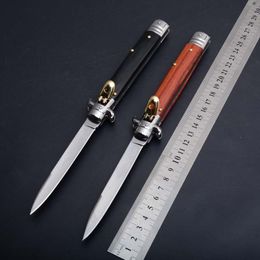 10 inch Italian mafia knife EDC Tactical Survival auto Pocket Knife 24cm 440C Blade Camping outdoor tool BM 3320 3300 3310 3400