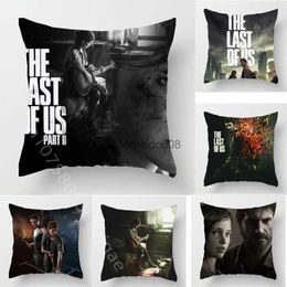 Pillow Case The Last of Us Movie Case Sofa Cushion Cover Ellie Joel Miller Car Office Waist Throw s Home Living Room Decoration HKD230817