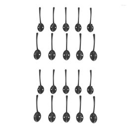 Hangers Double Coat Hook 20 Pcs Classic Antique Industrial Style Iron Hanger