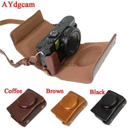 Camera bag accessories New Luxury Camera Bag Case For Panasonic LX10 LUMIX LX10 DMC-LX10 Camera video case Cover Open battery Design HKD230817