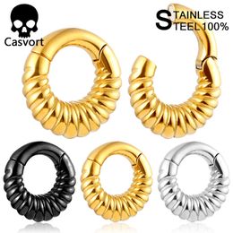 Labret Lip Piercing Jewelry Casvort 2PCS Classic Vortex Magnetic Ear Weight Hanger Stainless Steel Ear Plug Tunnel Body Jewelry Piercing Ear Gauges Expander 230816