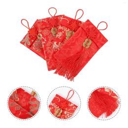 Gift Wrap Year Red Envelope Cloth Wedding Decorationss Chinese Style Envelopes