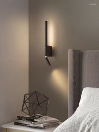 Wall Lamp Modern LED 330 ° Rotatable Reading El Guest Bedroom Bedside Background Decoration Independent Switch