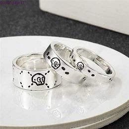 JPY0 Ring 925 Silver Designer Love Heart Men Women Snake High-end Quality Couple Wedding with Box Male and Female