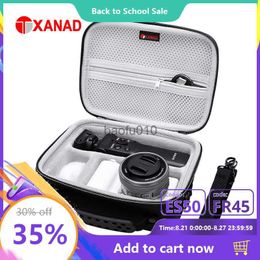 Camera bag accessories XANAD EVA Hard Case for Alpha ZV E10 Camera Fits Vlogger Accessory Kit Tripod and Microphone Carrying Storage Bag HKD230817